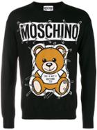 Moschino Bear Motif Sweatshirt - Black