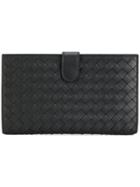 Bottega Veneta Woven Leather Purse - Black