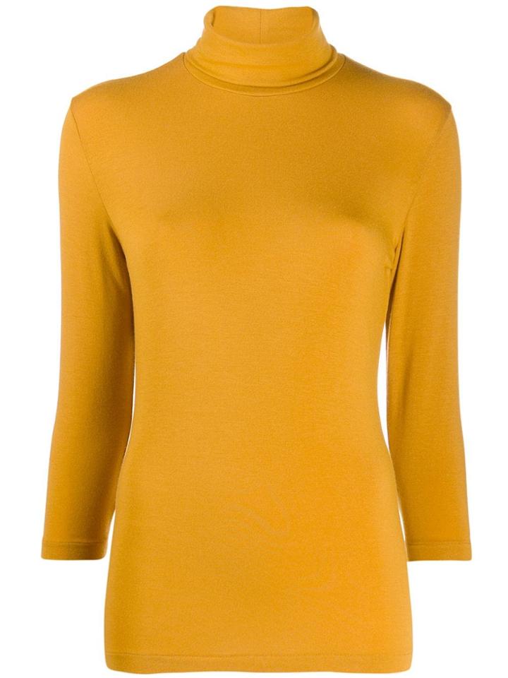 Circolo 1901 Turtle-neck Jumper - Yellow