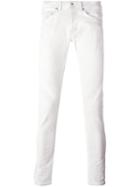 Dondup 'george' Skinny Jeans, Men's, Size: 35/32, White, Cotton/spandex/elastane