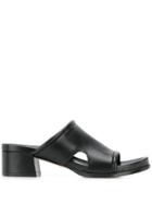 Loewe Block Heel Sandals - Black