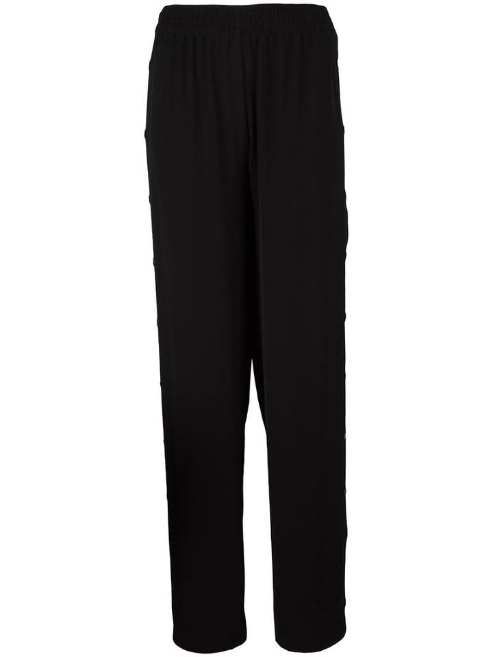 Maison Margiela Wide Leg Trousers, Women's, Size: 42, Black, Polyester