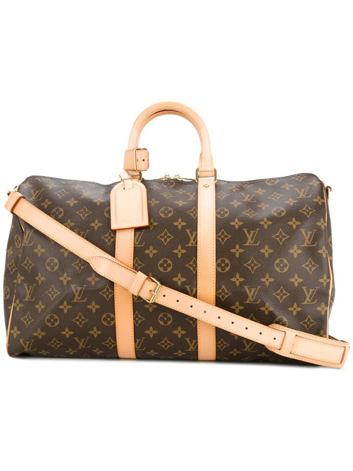 Louis Vuitton Vintage Keepall Bandoulière 45 Bag - Brown