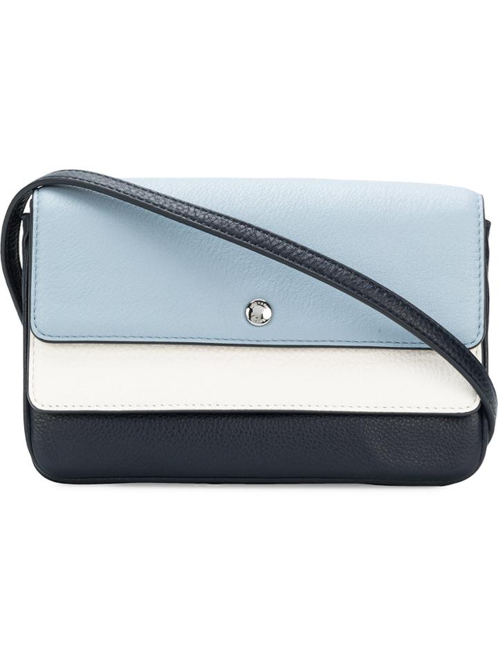 Michael Michael Kors Triple Flap Crossbody Bag - Blue