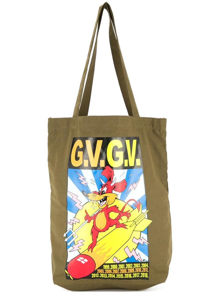 G.v.g.v. Kozik Printed Tote - Green