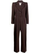 Yves Saint Laurent Pre-owned 1980's Jumpsuit - Brown