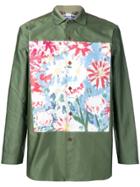 Junya Watanabe Man Graphic Print Shirt - Green