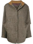 Vivienne Westwood Hooded Check Print Jacket - Neutrals