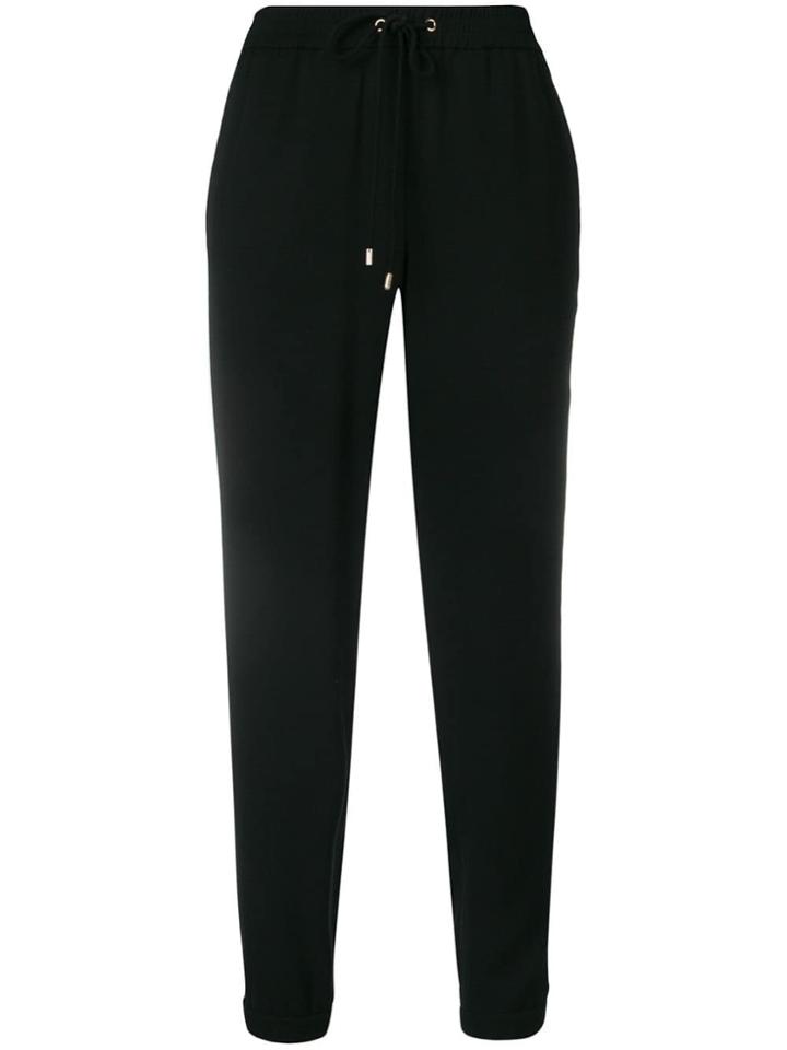 Michael Michael Kors Tapered Track Trousers - Black