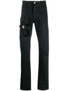 Zilver Open Leg Trouser In Bci Cotton - Black