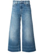 Levi's Wide Leg Cropped Jeans, Women's, Size: 27, Blue, Cotton
