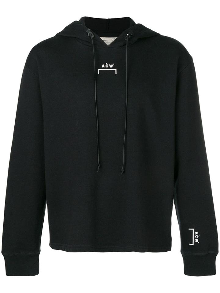 A-cold-wall* Brand Print Hoodie - Black