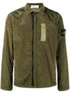 Stone Island - 'overshirt' Waterproof Jacket - Men - Cotton/polyamide - Xxl, Green, Cotton/polyamide