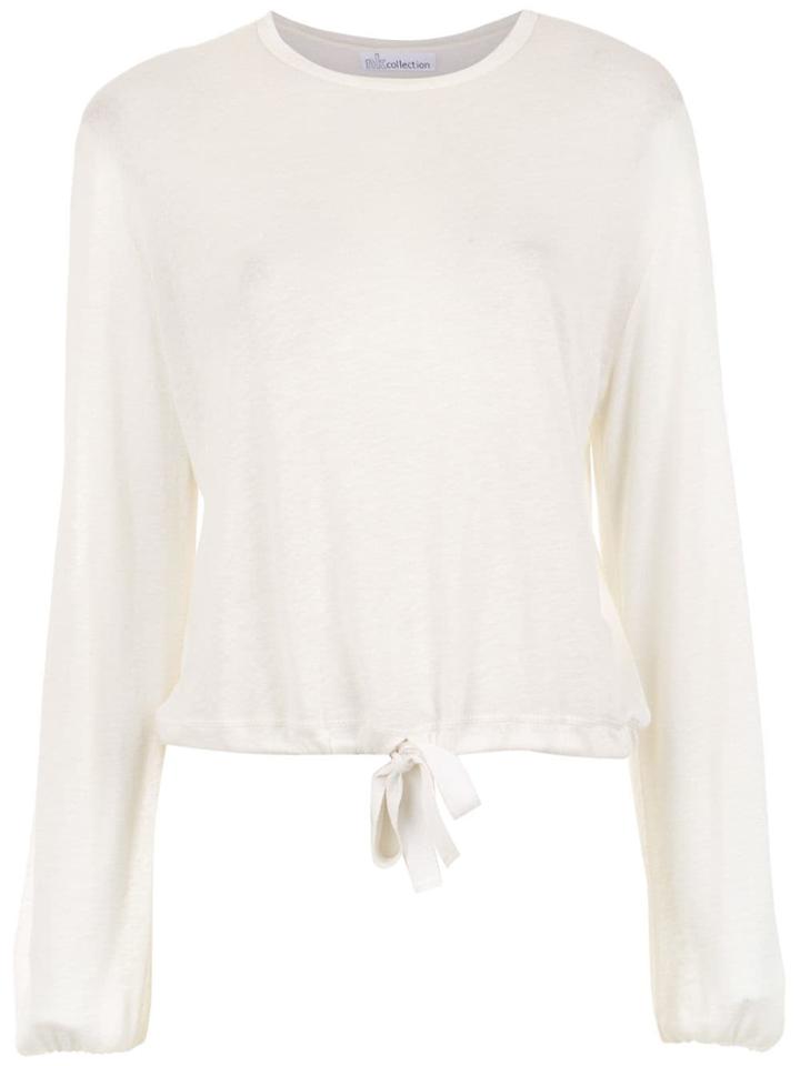 Nk Collection Drawstring Blouse - White