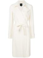 Theory Belted Trench Coat - White
