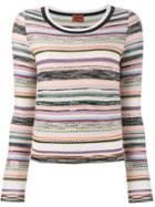 Missoni Knitted Stripe Top - Multicolour