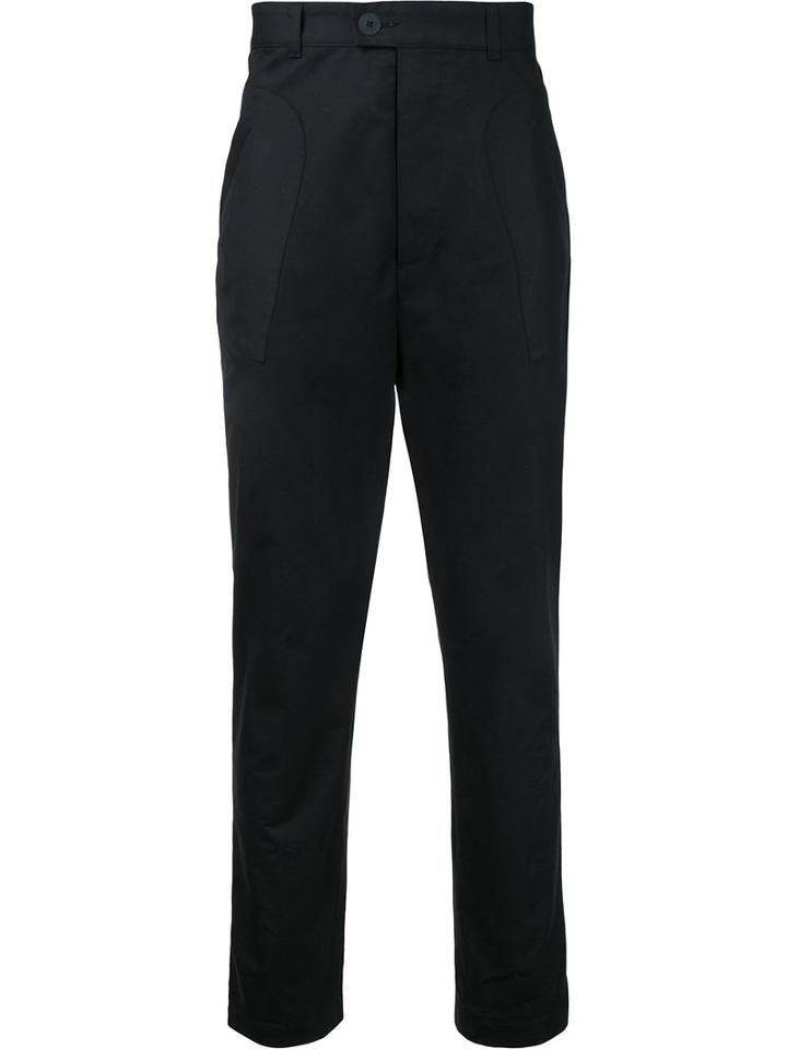Berthold - Tapered Trousers - Men - Cotton - M, Black, Cotton