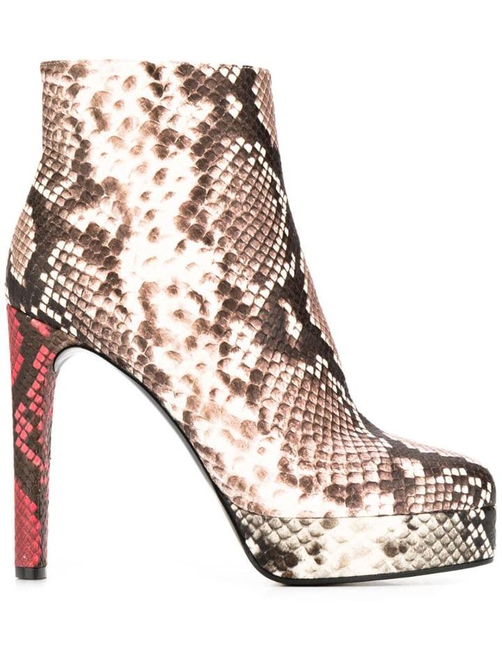 Casadei High Heel Ankle Boots - Grey