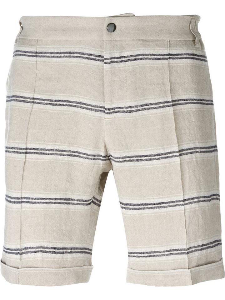 Soulland 'kreuzberg' Striped Shorts