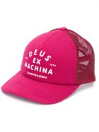 Deus Ex Machina Logo Print Cap - Red