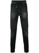Philipp Plein Washed Slim-fit Jeans - Black