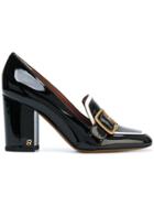 Bally Buckled Front Pumps - Black