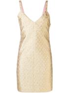 No21 Plain Slip-on Mini Dress - Metallic