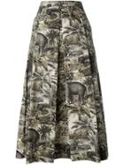 N.21 Jungle Print Skirt