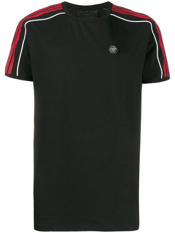Philipp Plein Striped T-shirt - Black