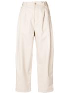 Hed Mayner High-waisted Trousers - Nude & Neutrals