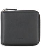 Jil Sander Square Zip Wallet - Black