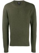 A.p.c. Knitted Sweatshirt - Green