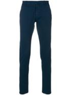 Dondup Fitted Tailored Trousers - Blue
