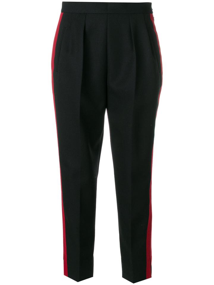 Maison Margiela Striped Side Band Trousers - Black