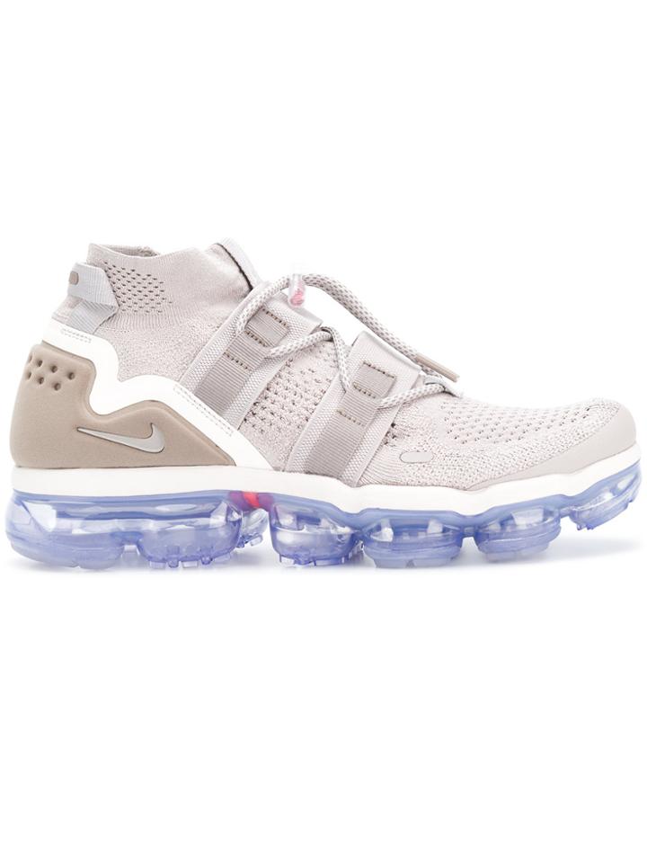 Nike Air Vapormax Flyknit Utility Sneakers - Grey
