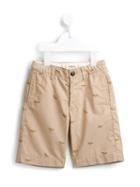 Bellerose Kids Banana Print Shorts, Boy's, Size: 6 Yrs, Nude/neutrals