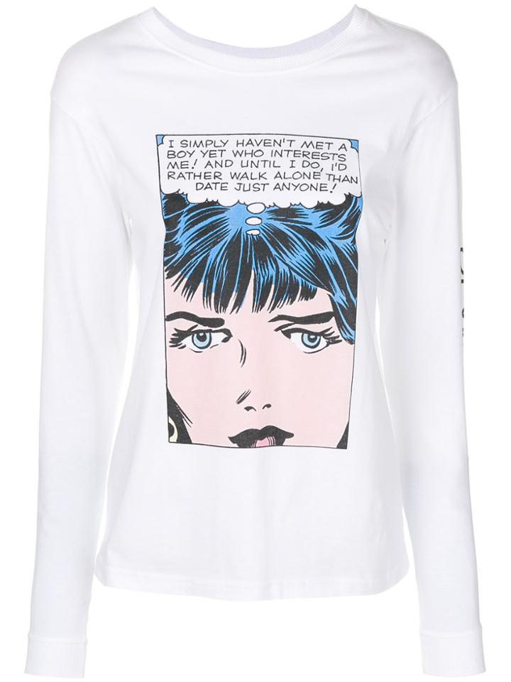 Olympia Le-tan Walk Alone Top - White
