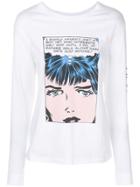 Olympia Le-tan Walk Alone Top - White