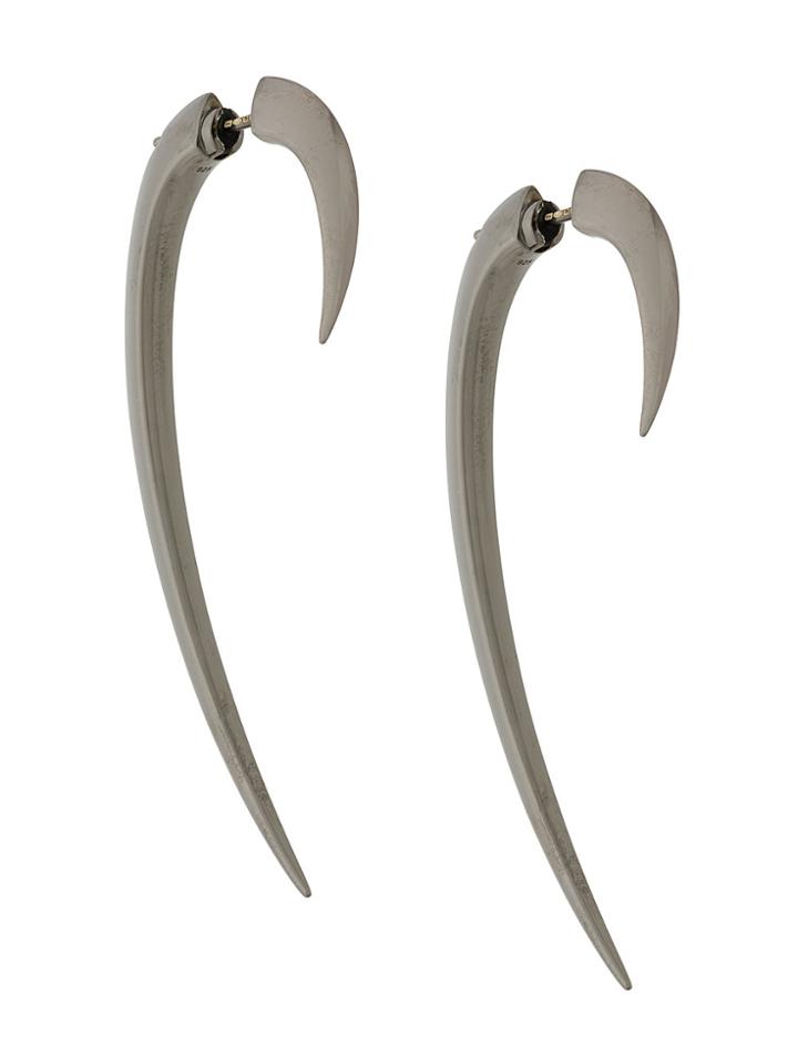 Shaun Leane Large Hook Earrings - Metallic