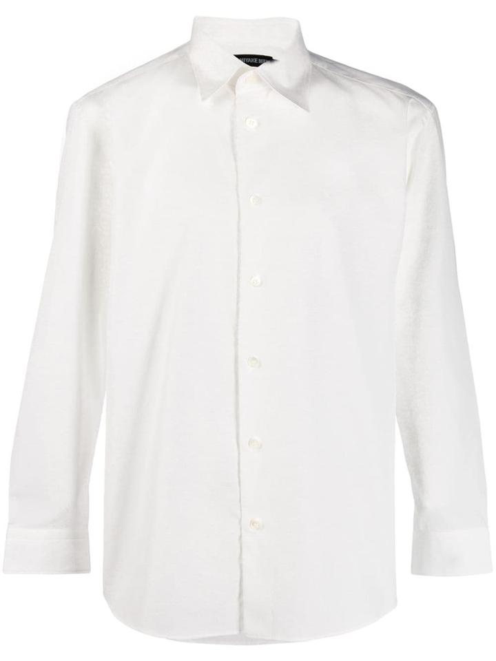 Issey Miyake Men Poplin Shirt - White