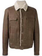 Salvatore Santoro - Chest Pockets Leather Jacket - Men - Leather - 54, Grey, Leather