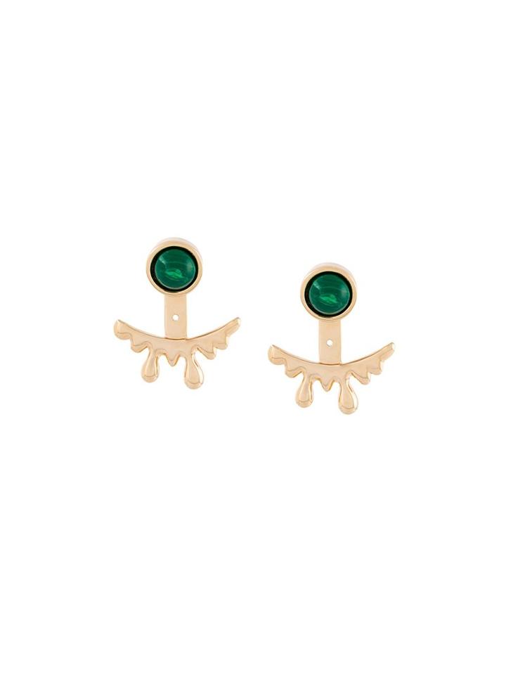 Eshvi Drip Earring, Metallic