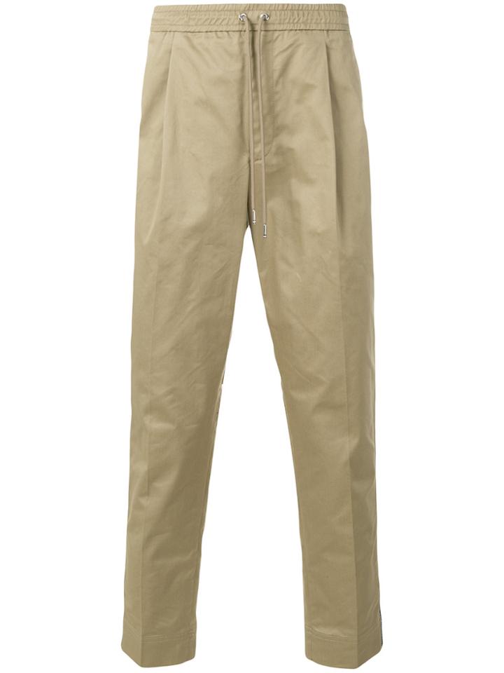 Moncler Drawstring Chino Trousers - Nude & Neutrals
