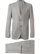 Armani Collezioni Two Piece Suit, Men's, Size: 54, Grey, Acetate/viscose/virgin Wool