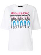 Dsquared2 Cowboy Print T-shirt - White