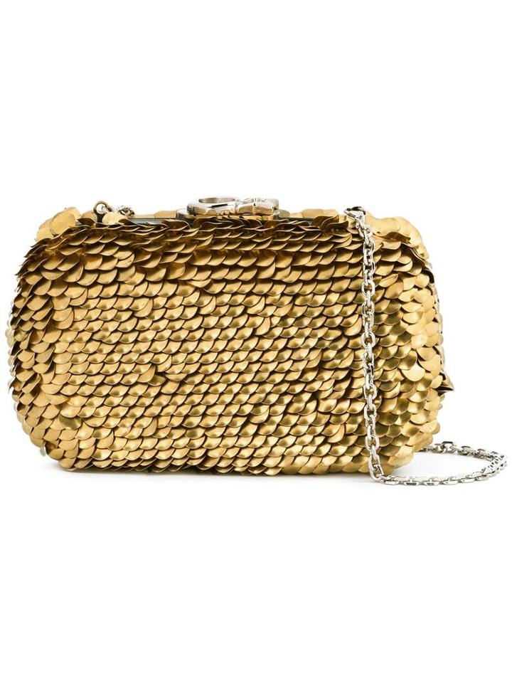 Corto Moltedo 'susan C Star' Clutch, Women's, Grey, Brass/leather