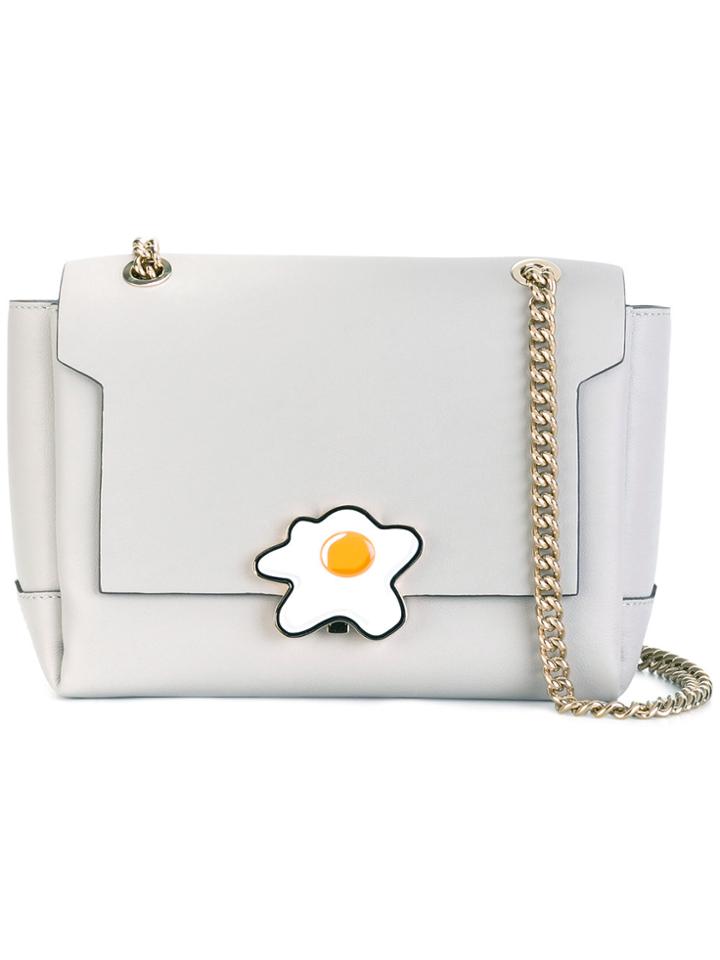 Anya Hindmarch Egg Lock 'bathhurst' Crossbody - Grey
