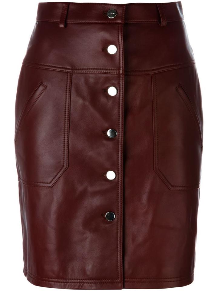Carven Buttoned Short Skirt
