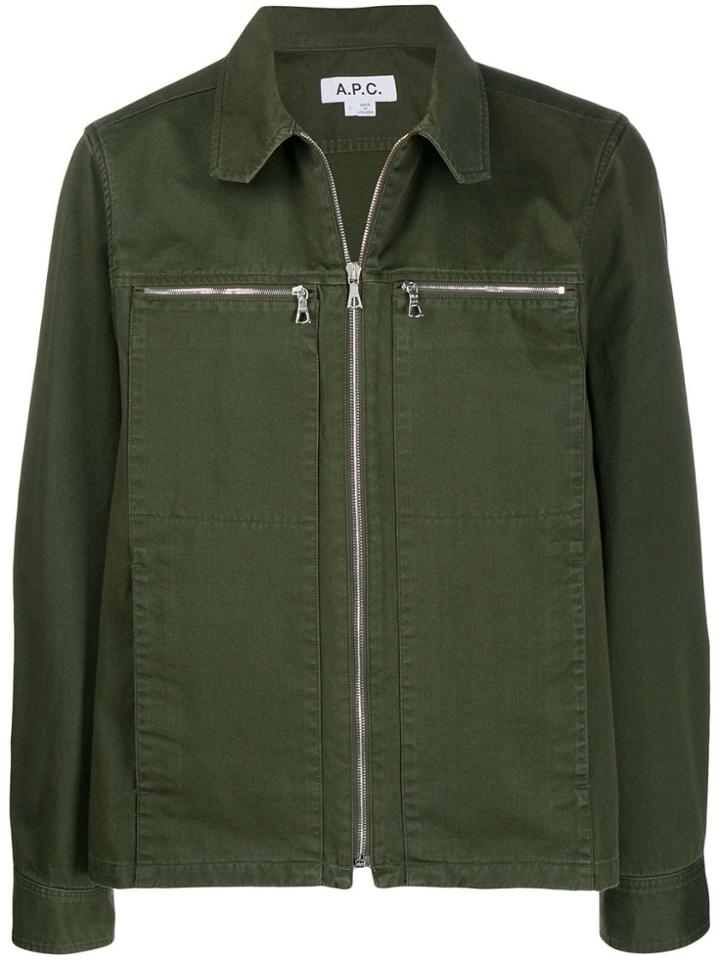 A.p.c. Twill Jacket - Green