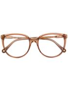 Chloé Eyewear Framed Eye Glasses - Brown